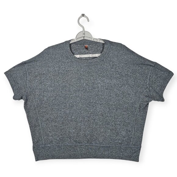 Mono B Lounge Shorts & Dolman Top Set M Brushed Gray - Picture 1 of 12
